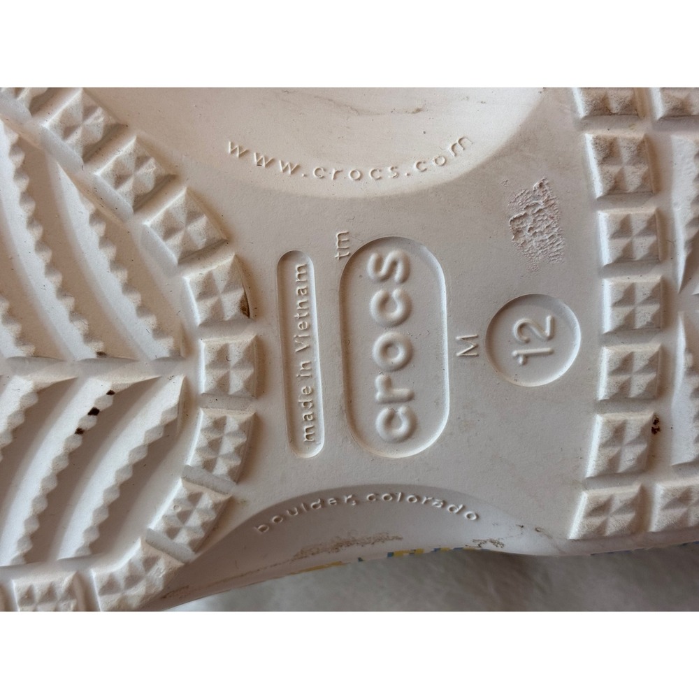 Crocs Classic Tropical Beach Resort Clogs M12 W14 Unisex Comfort Shoes - Picture 10 of 10